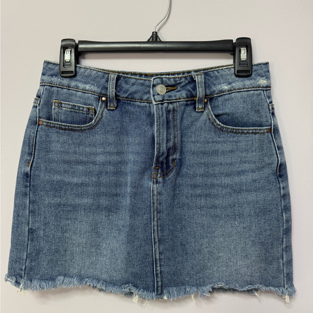 PacSun Classic Blue Denim Mini Skirt